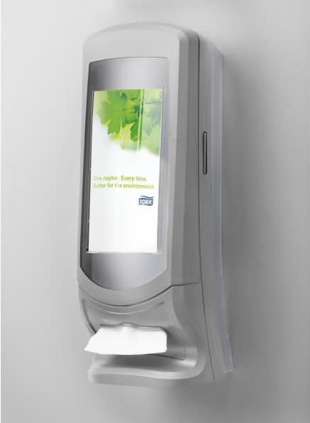 Produktbild Tork Serviettenspender Xpressnap Steh-/Wandspender Kunststoff hellgrau (1 x)