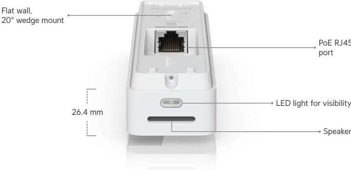 Produktbild Ubiquiti Protect Doorbell Lite (Ethernet, Kabelgebunden)