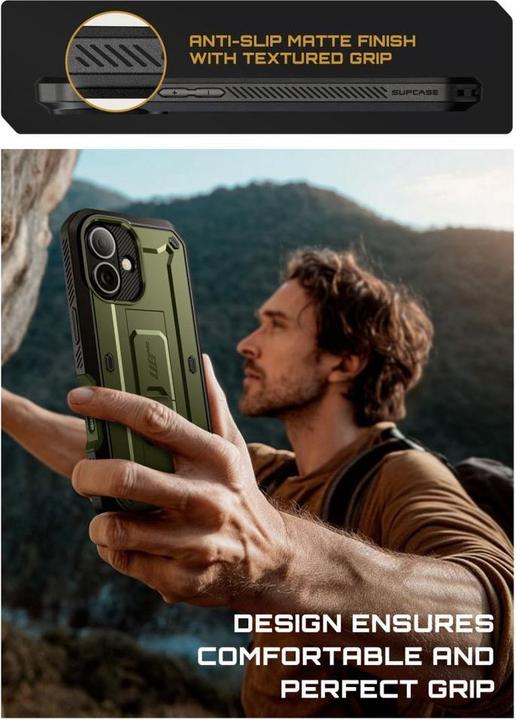 Image du produit Supcase UB Pro iPhone 17 Hülle - Grün (Apple iPhone 17)