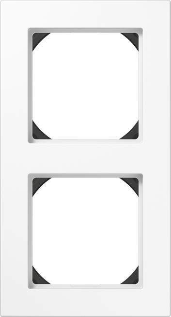 Actual product image JUNG A5582HBFWW Frame 2gang A 550 28mm