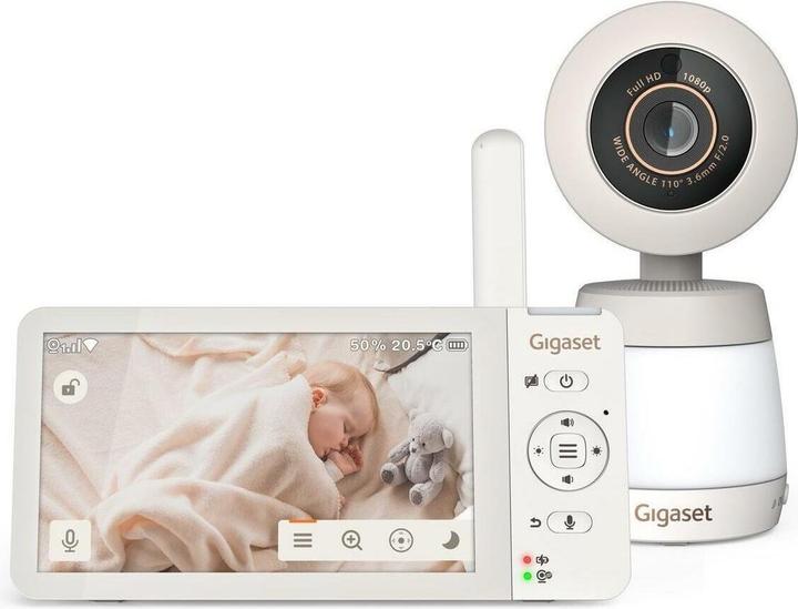 Gigaset Baby 700 Connected CH Version (Babyphone mit Kamera, 300 m)