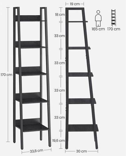 Actual product image Vasagle Leiter (34 x 30 x 170 cm)