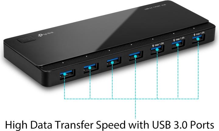 Actual product image TP-Link Uh700 (Micro USB, 7 ports)
