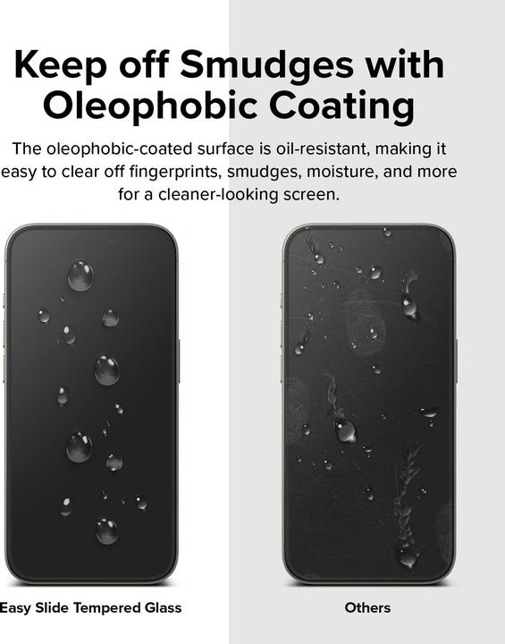 Actual product image Ringke Screen Protector for Pixel 9/9 Pro EASY SLIDE TEMPERED GLASS 2 pack, w installation Jig (2 Piece, Google Pixel 9)