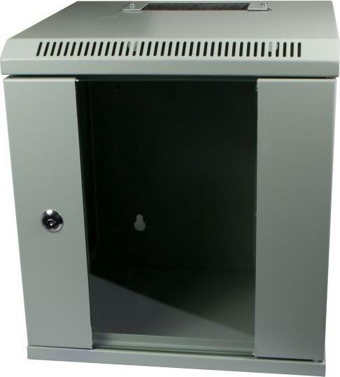 Produktbild Allnet 10 Wandgehäuse 6HE B312 / T300mm 1-teilig *lichtgrau* SMM-Serie (6 HE, 10 Zoll Rack)