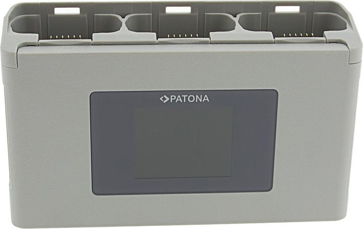 Productafbeelding Patona Platinum Triple Ladegerät BC-JMI2B für DJI Mini 2 Mavic Mini mit Powerbank Speicherkartenfach (DJI Mavic Mini, DJI Mini 2)