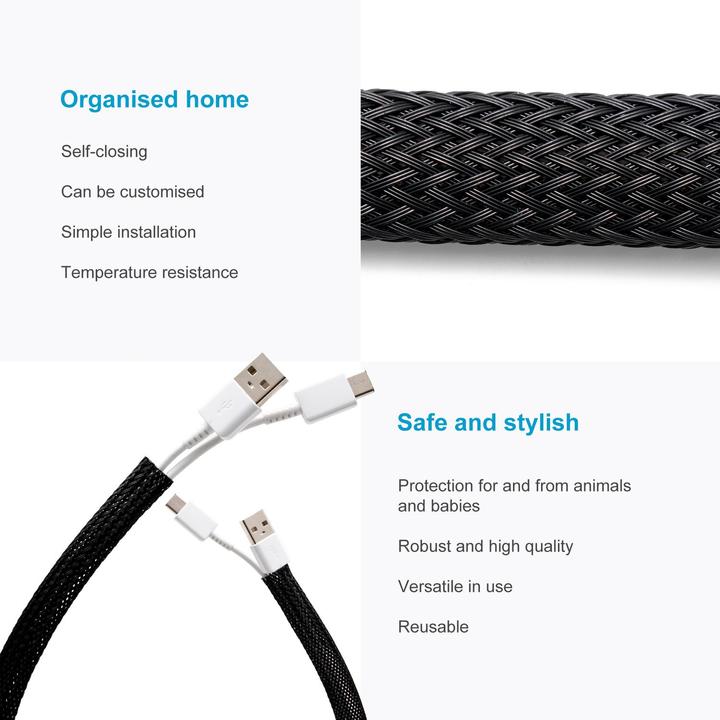 Actual product image Intirilife Kabelschlauch Kanal (Cable conduit, 300 cm)