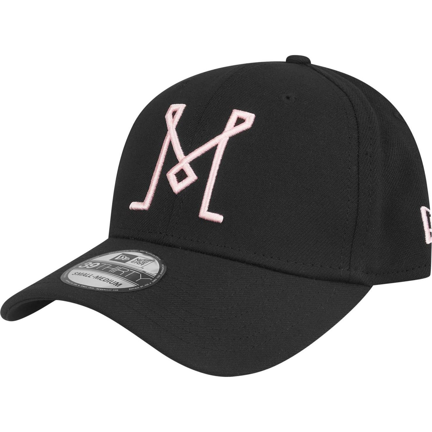New Era, Herren, Cap, 39Thirty Stretch Cap - MLS Inter Miami - L/XL, Schwarz, (L)
