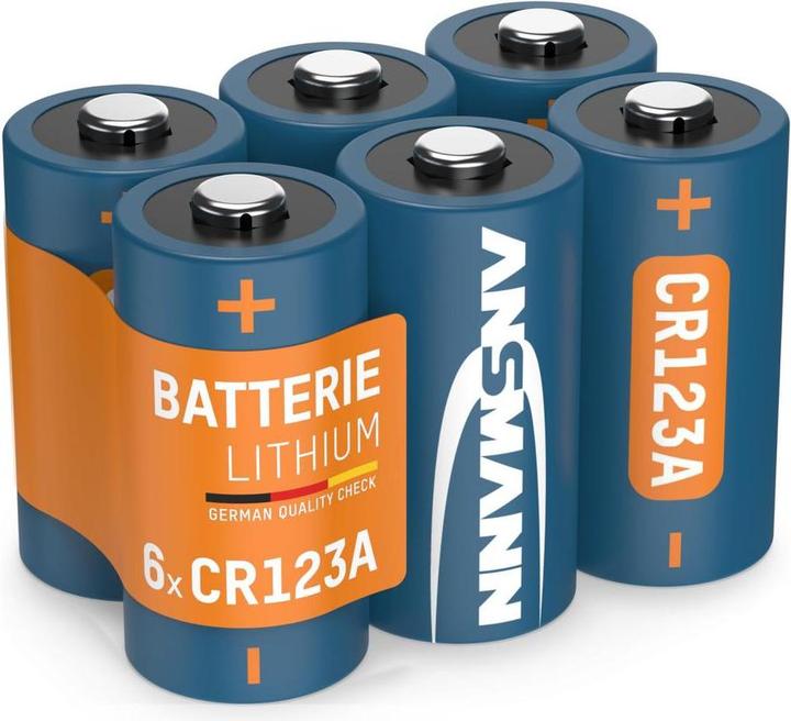 Produktbild Ansmann Fotobatterie CR-123A Lithium C (6 Stk., CR123A, 1375 mAh)