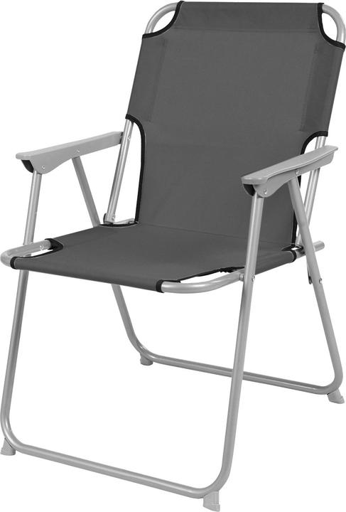 Produktbild Mojawo 5-tlg Camping Set Gartenmöbel Campingtisch + 4 Campingstuhl Klappstuhl Grau