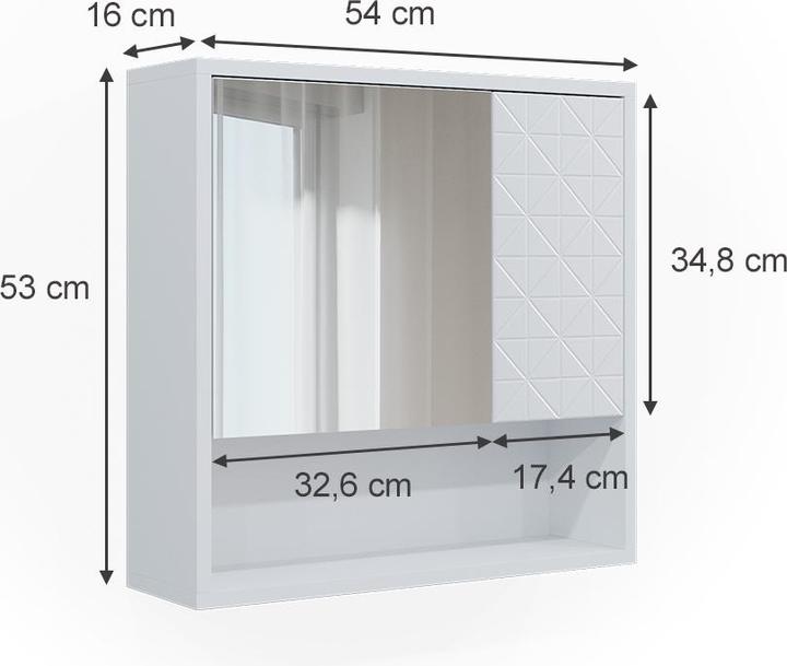 Actual product image Vicco Agasta (54 x 16 x 53 cm)