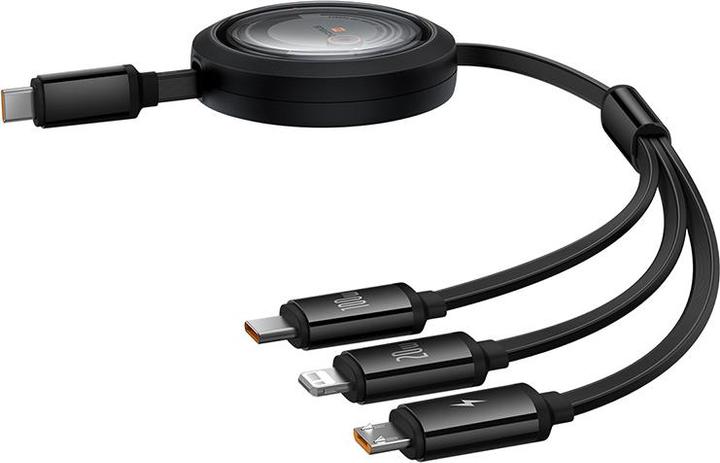 Actual product image Baseus USB type C - Micro USB B, Lightning, USB type C (1.10 m, USB 2.0, 100 W)