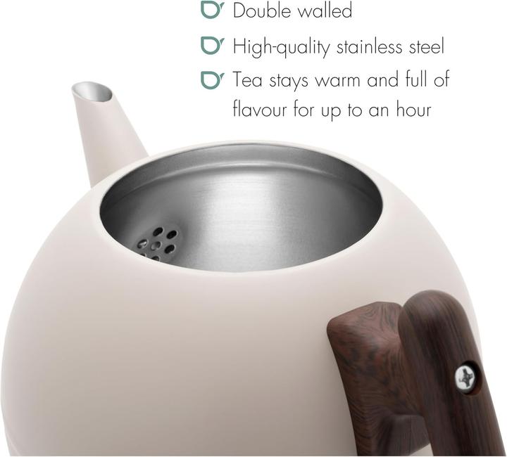Actual product image Bredemeijer Bella Ronde teapot 1.2l beige brown 101016 (1.20 l)