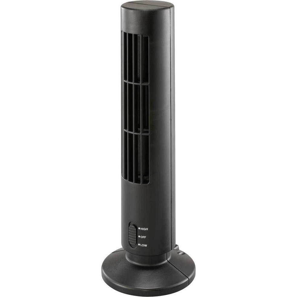 Renkforce RF-USBF-690-BK, Ventilator, Schwarz