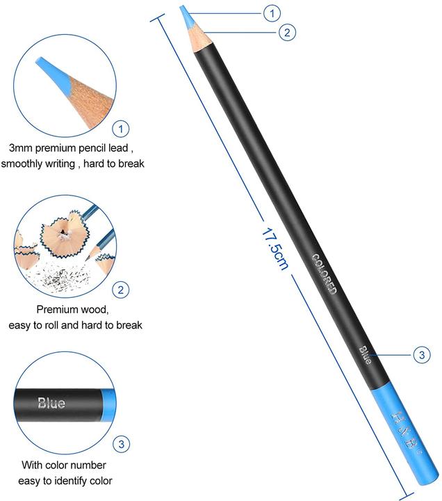Produktbild H+B Zeichenstifte Set (75x)