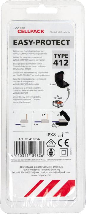 Actual product image CellPack Gel Box 412, IPx8, with Wago Compact terminal block
