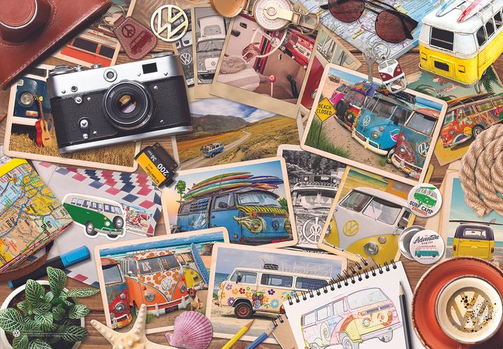 Productafbeelding Eurographics VW Bus Road Trips - Puzzelblik (550 onderdelen)