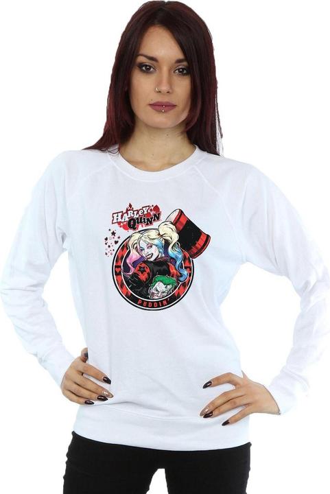 Immagine prodotto Felpa Harley Quinn Joker Patch Donna/Ladies (L)
