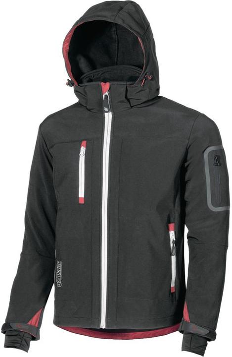 Actual product image U-Power Metropolis BLACK CARBON Soft shell jacket (4XL)
