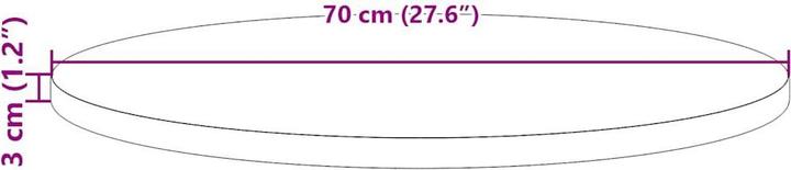 Actual product image VidaXL Gilli (Ø 70 x 3 cm)