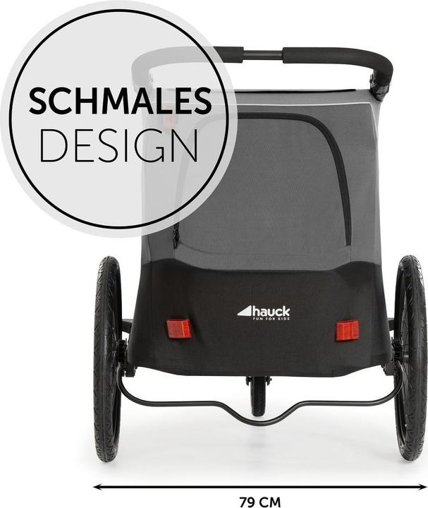 Produktbild Hauck 2in1 Fahrradanhänger Sparset Dryk Duo - für
