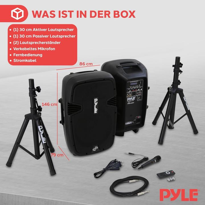 Image du produit Pyle Sistema Audio Portatile Senza Filo (Actif)