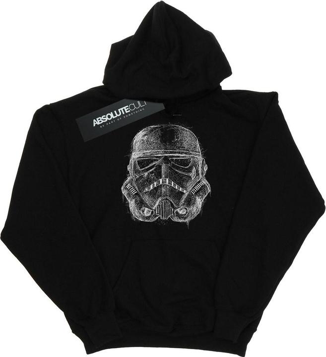 Immagine prodotto Star Wars Stormtrooper Scribble Helmet Felpa con Cappuccio Ragazzi (140, 146)