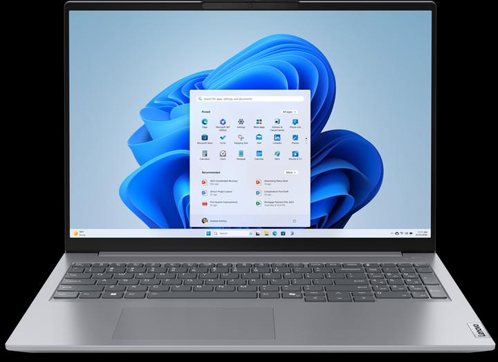 Produktbild Lenovo ThinkBook 16 Gen 7 (16", AMD Ryzen 5 7535HS, 16 GB, 512 GB, CH)