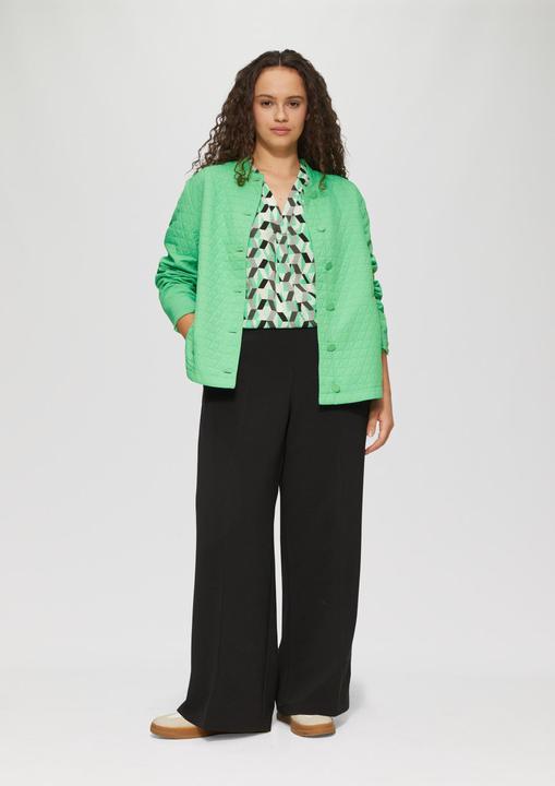 Produktbild s.Oliver Bluse Strukturierte Bluse mit All-over-Print (46)