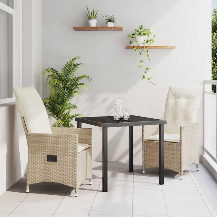 Produktbild vidaXL Garten Essgruppe (80 x 80 x 73 cm)