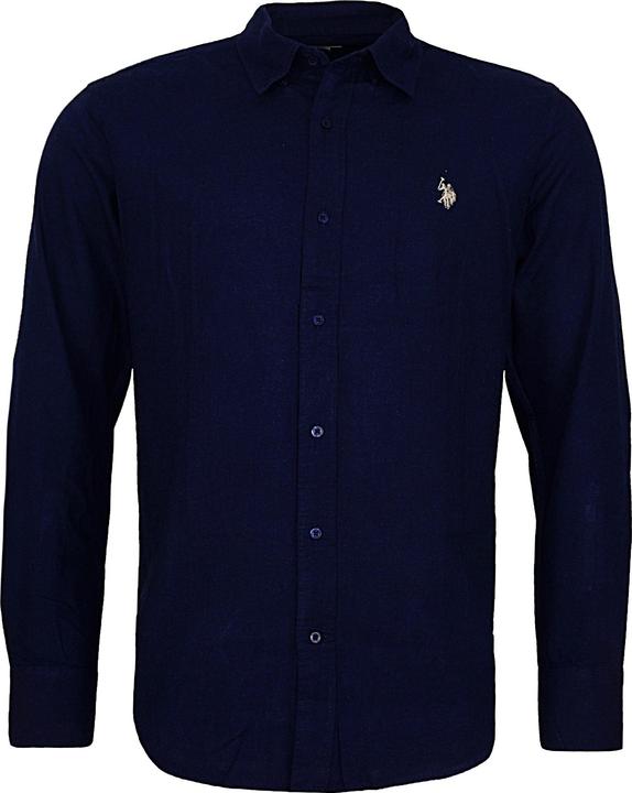 Immagine prodotto U.S. Polo Hemd Twill Langarmhemd Button-Down (L)