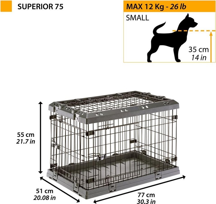 Actual product image Ferplast Haustierbox (Dog, Breathable, Safety closure)