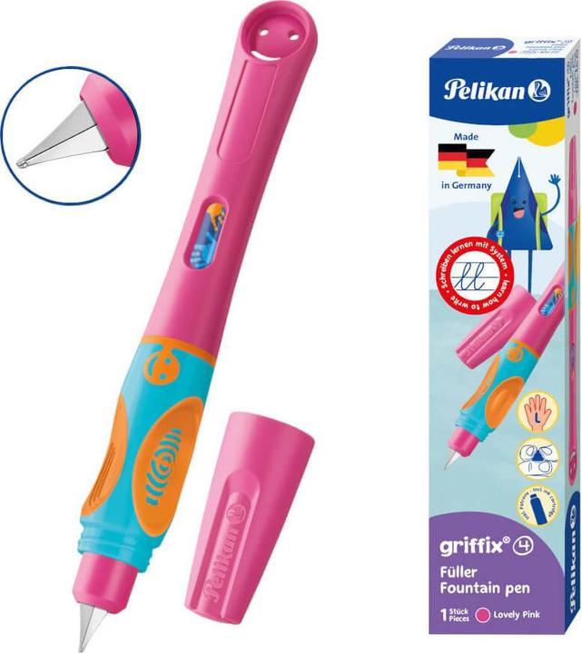 Immagine prodotto Pelikan Penna stilografica Griffix 820257 bella rosa, per mancini (Bella rosa, 1 x)