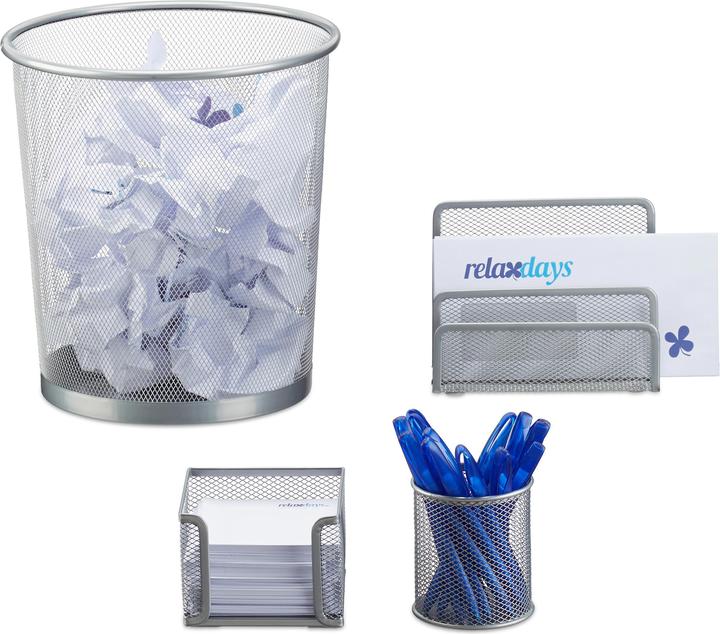 Actual product image Relaxdays Desk Organizer Set