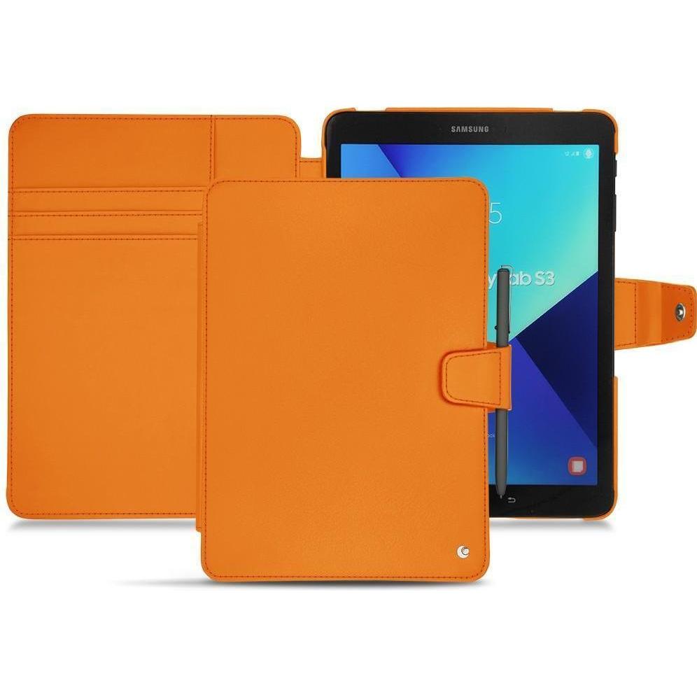 Thumbnail - Noreve Lederschutzhülle Wallet (Galaxy Tab S3 9.7 (2017)), Tablet Hülle, Orange