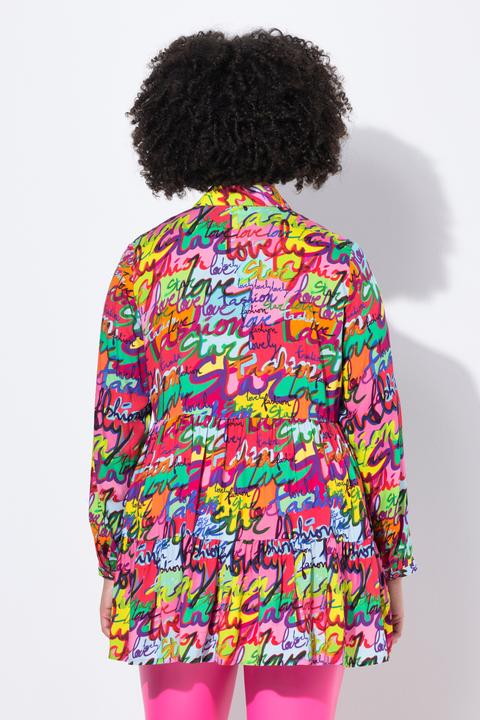 Actual product image Angel of Style Bluse, A-Linie, Schriftprint, Volants (50)