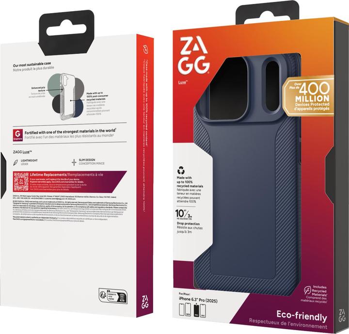 Actual product image Zagg Case für Apple iPhone 17 Pro Luxe Snap navy (Apple iPhone 17 Pro)