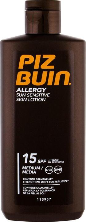 Actual product image Piz Buin Allergy (Suntan cream, SPF 15, 200 ml, 150 g)