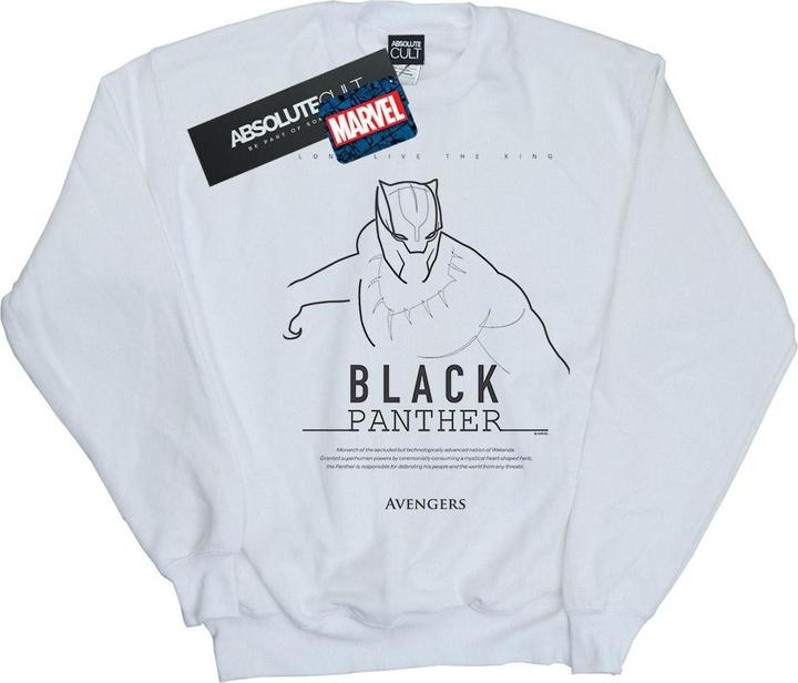 Immagine prodotto Black Panther Long Live The King Felpa Ragazze (152, 158)