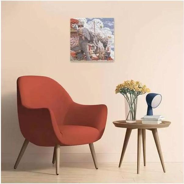 Productafbeelding Ravensburger Puzzel 12001201 - Rond de wereld in 80 dagen - Art&soul- 750 stukjes puzzel voor (750 onderdelen)