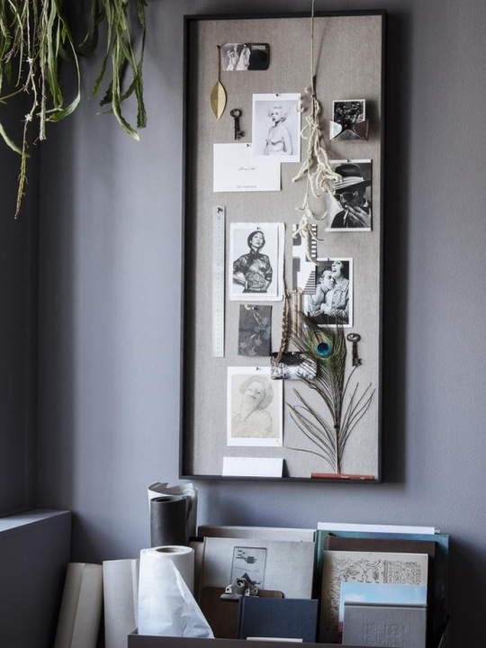 Actual product image Ferm Living Scenery Pinboard (Bulletin board, 45 x 100 cm)