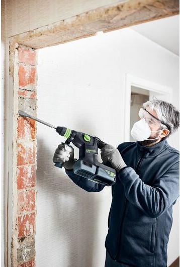 Actual product image Festool KHC 18 EB-Basic cordless combihammer (Rechargeable battery operated)