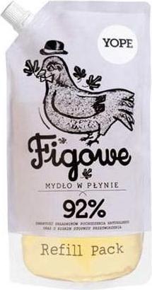 Yope Natural Fig Liquid Soap Refill 500ml (Liquid soap, refill, 500 ml)