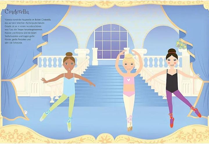 Produktbild Mein Anziehpuppen-Stickerbuch: Im Ballett
