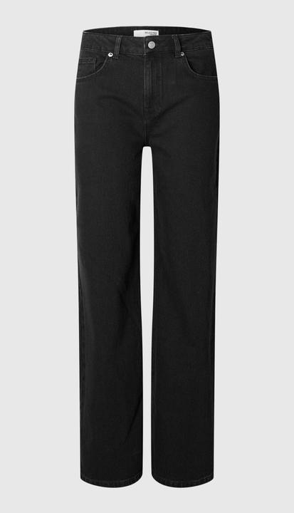 Produktbild Selected Femme Schwarze Wide Fit Jeans (W25/L32)