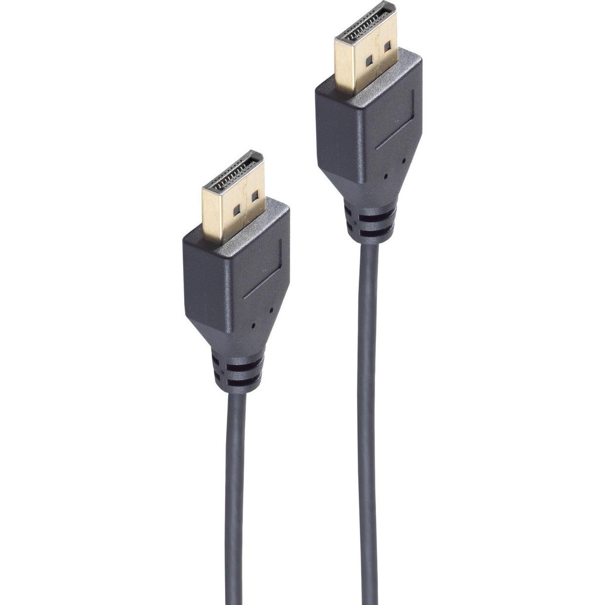 Thumbnail - Shiverpeaks BASIC-S DisplayPort 1.2 Kabel, schwarz, 2,0 m Stecker (2 m, DisplayPort), Video Kabel