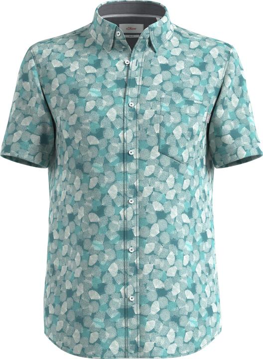 Immagine prodotto s.Oliver Hemd Slim: Kurzarmhemd mit Kentkragen (S)