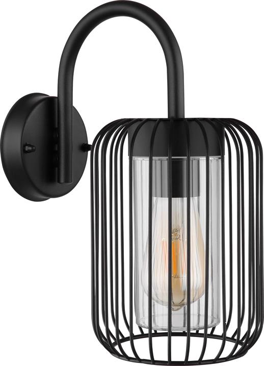 Globo Outdoor lamp Nina black matt 1xE27 (E27, IP44)