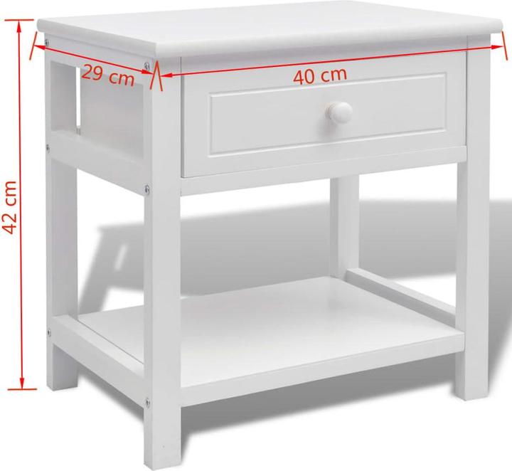 Immagine prodotto vidaXL Comodino (40 x 29 x 42 cm)