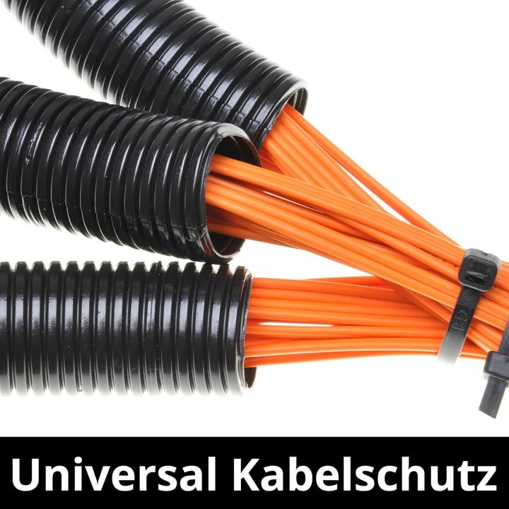 Actual product image Kalitec 5 metre corrugated conduit, slotted NW 26 I open corrugated conduit I marten protection conduit I (500 cm)